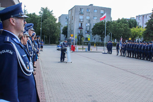 Policjanci podczas Obchodów Międzypowiatowych Święta Policji 2023.