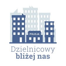 na zdjęciu widać plakat z napisem &quot; Dzielnicowy Bliżej Nas &quot;